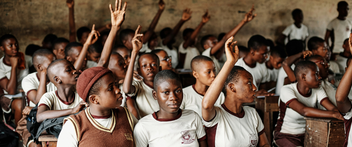 En la Escuela en Nigeria